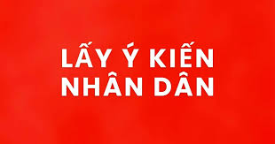 Lấy ý kiến Nhân dân đối với cá nhân đề nghị tặng danh hiệu “Chiến sĩ thi đua toàn quốc”